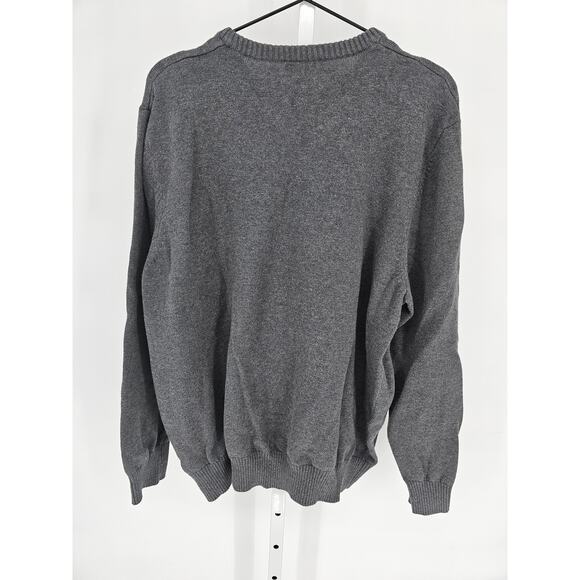 Merona Mens Sz XXL 100% Cotton Crew Neck Sweater Gray - Picture 4 of 4